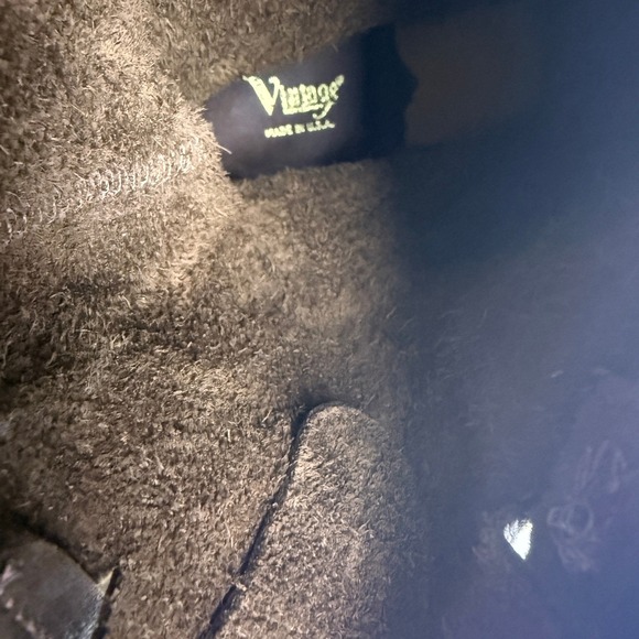 Vintage Brown Leather Moto Boots Women's 6 Buckle Made in‎ USA - Picture 10 of 13